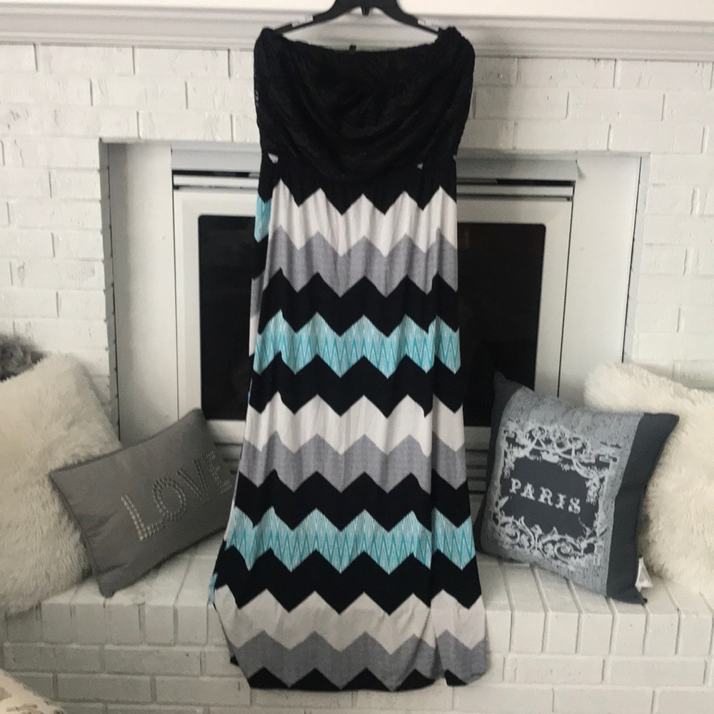 Strapless Maxi Dress